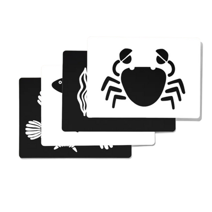 Complex Black and White Card Set