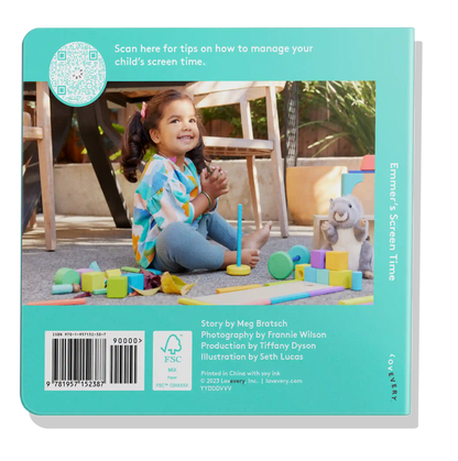 'Emmer's Screen Time' Board Book