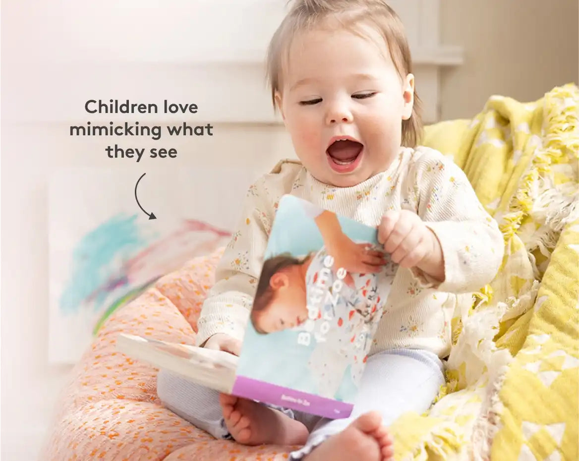 See a bedtime routine, hunt treasure, and learn colors