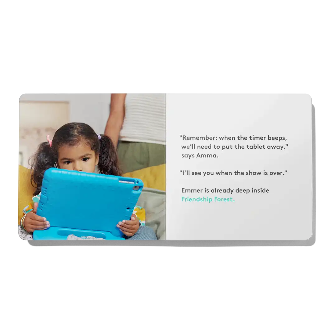 'Emmer's Screen Time' Board Book